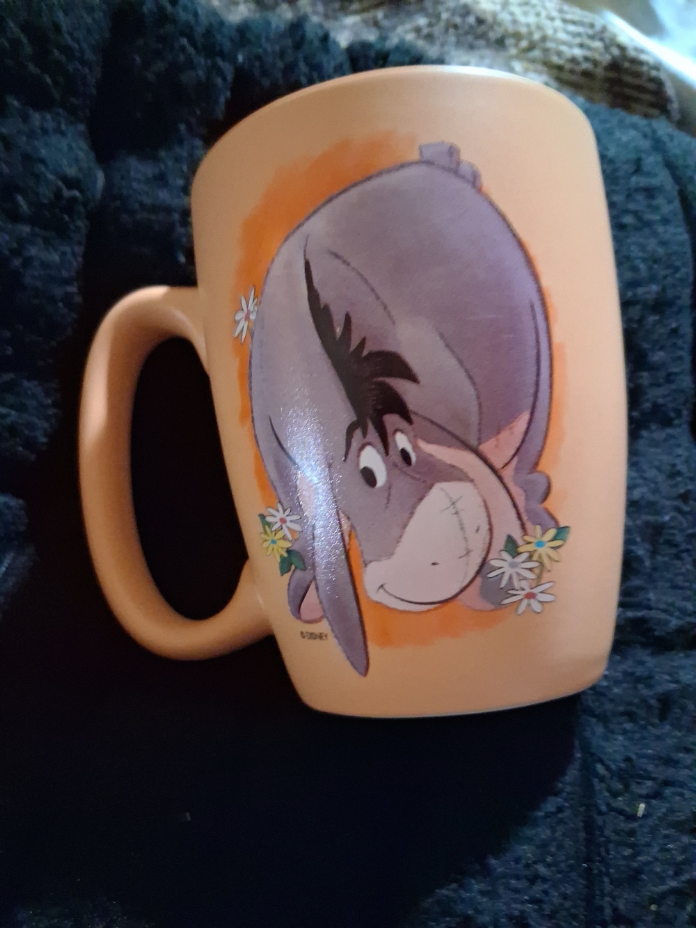 Disney Orange Eeyore Ceramic Mug